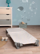 Drap sac couchette 100 % coton imprimé géo COTISC