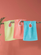 Bavoir uni velours encolure pressions 30 x 40 cm BVVE2P