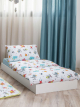 Housse de couette 100% coton imprimé ours COTIHC