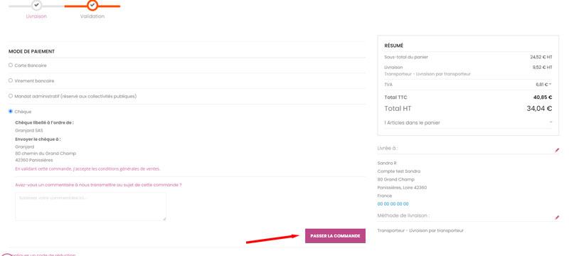 Centex Warenkorb anzeigen