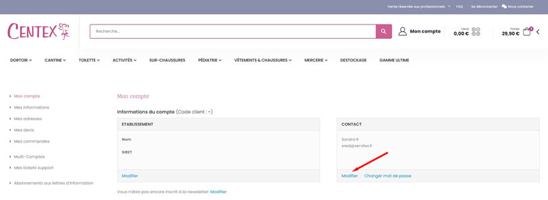 Centex Konto erstellen