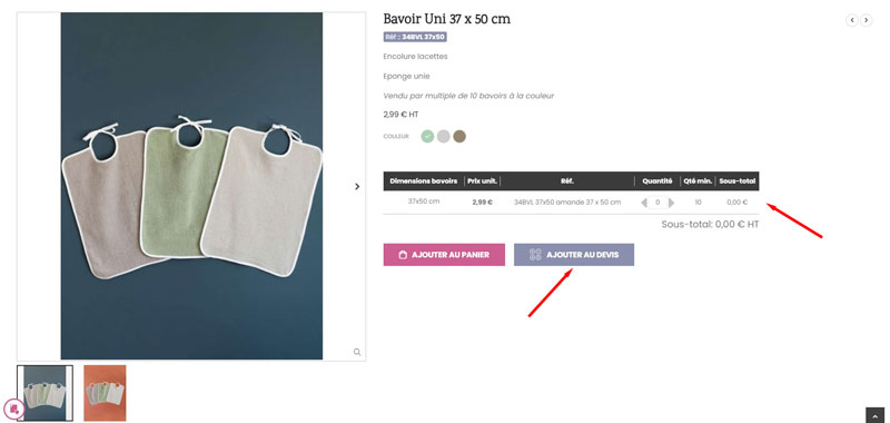 Centex Produkte hinzufügen